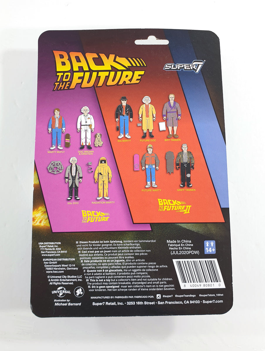 Marty McFly Radiation Back to the Future 3.75 In Action Figure Re Action Super7