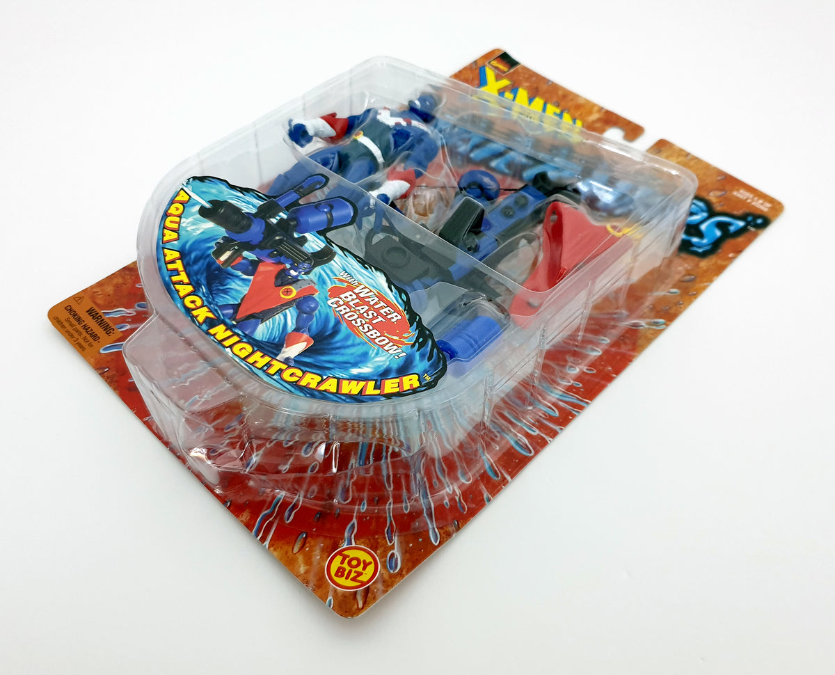 1997 Toy Biz Marvel XMen Water Wars 5" Aqua Attack Nightcrawler Actio