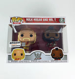Funko Pop! WWE Hulk Hogan and Mr. T vinyl figure 2-pack in its original window box packaging, featuring the WWE and Amazon Exclusive branding.
2020 Funko Pop WWE 3.75" inch Hulk Hogan and Mr. T 2 Pack Figures - Amazon Exclusive
Collection Collector Collector's Toy Sale Price Vintage Retro ToyCollector ToyCommunity ToyPhotography ActionFigureCollector ToyShelfGoals VintageToys RetroToys ToyHaul RareToy LimitedEdition VintageCollectible
