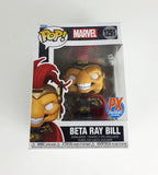Funko Pop! Marvel Beta Ray Bill vinyl figure in its original window box packaging, featuring a gold-skinned character with a red helmet and cape, with a PX Preview 6 Exclusive sticker.
Collection Collector Collector's Toy Sale Price Vintage Retro ToyCollector ToyCommunity ToyPhotography ActionFigureCollector ToyShelfGoals VintageToys RetroToys ToyHaul RareToy LimitedEdition VintageCollectible
2023 Funko Pop Marvel #1291 3.75" inch Beta Ray Bill Figure - PX Previews Exclusive