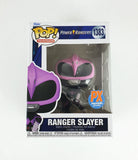 Funko Pop! Television Power Rangers Ranger Slayer vinyl figure in its original window box packaging, featuring a purple and black ranger helmet design with a PX Preview Exclusive sticker.
2023 Funko Pop Television Power Rangers #1383 3.75" inch Ranger Slayer Figure - PX Previews Exclusive
Collection Collector Collector's Toy Sale Price Vintage Retro ToyCollector ToyCommunity ToyPhotography ActionFigureCollector ToyShelfGoals VintageToys RetroToys ToyHaul RareToy LimitedEdition VintageCollectible
