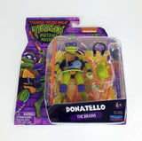 2023 Playmates TMNT Mutant Mayhem 4.5" inch Donatello Donnie The Brains Action Figure Movie Battle Cinema Comic Books Hero Superhero Super Weapon Bo Staff Stick Nickelodeon Teenage Mutant Ninja Turtles Collector Collector's Collection 