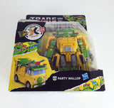 2024 Hasbro Transformers Collaborative TMNT 7" inch Party Wallop Action Figure Wagon Car Autobot X Collaboration Teenage Mutant Ninja Turtles Leonardo Michelangelo Donatello Raphael Collectible Collectable Collection Collector Collector's  
