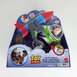 Disney Pixar Toy Story Rocket Rescue Buzz Lightyear toy in its original retail packaging, featuring Buzz inside a blue and red rocket with a gray strap.
2024 Mattel Disney Toy Story 10" inch Rocket Rescue Electronic Buzz Lightyear Action Figure
Collection Collector Collector's Toy Sale Price Vintage Retro ToyCollector ToyCommunity ToyPhotography ActionFigureCollector ToyShelfGoals VintageToys RetroToys ToyHaul RareToy LimitedEdition VintageCollectible
