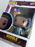 Funko Pop! Movies Noodle vinyl figure from Wonka, number 1477, in its original window box packaging. The figure has dark skin, curly black hair with a green headband, and holds balloons in one hand.
דמות פופ (בובת פופ) בגודל "3.75 (9.5 ס"מ) של Noodle מהליין של Movies: Wonka.
זוהי דמות מספר 1477 בסדרה, יוצרה ע"י Funko בשנת 2023, חדשה באריזה במצב טוב.
פעולה אקשן פיגר בובה צעצוע אספנות איסוף וינטג' וינטאג' וינטייג' וינטאייג' רטרו ס"מ סנטימטר 4" "4 אינץ' מחיר מבצע
צ'רלי צ'ארלי בממלכת השוקולד טים ברטון ג'וני דפ