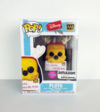 2023 Funko Pop Disney #1227 3.75" Flocked Pluto Figure - Amazon Exclusive