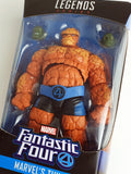 Marvel's Fantastic Four 'Legends Series' Marvel's Thing action figure in its original window box packaging, featuring the orange rocky character with a blue belt and black shorts.
בגודל "6 (15 ס"מ) של מהליין של.
יוצרה ע"י Hasbro בשנת 2019, חדשה באריזה במצב טוב.
האריזה כוללת חלק BAF: הראש (שני ראשים להחלפה) של Super Skrull. דבר הדבר בן גרים ארבעת המופלאים.
דמות פעולה אקשן פיגר בובה צעצוע אספנות איסוף וינטג' וינטאג' וינטייג' וינטאייג' רטרו ס"מ סנטימטר מחיר מבצע באף אקשן פיגר