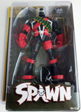 Spawn action figure in original blister packaging, featuring a black and red armored character with a green bandolier and the large Spawn logo on the front.
דמות פעולה - אקשן פיגר בגודל "7 (17.5 ס"מ) של Commando Spawn מהקומיקס של Spawn.
הדמות יוצרה ע"י McFarlane Toys בשנת 2024, חדשה באריזה במצב טוב. 
זוהי מהדורה לציון 30 שנה ל-McFarlane Toys.
האריזה כוללת נשקים.
דמות פעולה אקשן פיגר בובה צעצוע אספנות איסוף וינטג' וינטאג' וינטייג' וינטאייג' רטרו ס"מ סנטימטר 4" "4 אינץ' מחיר מבצע
ספון