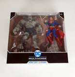 2021 McFarlane Toys DC Multiverse 7" Batman Earth 1 (Devastator) Vs. Superman 2-Pack Action Figures