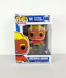 2022 Funko Pop Heroes DC Super Heroes #445 3.75" Gingerbread Aquaman Figure