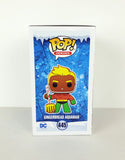 2022 Funko Pop Heroes DC Super Heroes #445 3.75" Gingerbread Aquaman Figure