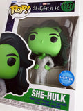 Funko Pop! Marvel She-Hulk Glitter Edition vinyl figure in its original window box packaging, featuring the character with her signature green skin, black hair, and silver glitter dress.
דמות פופ (בובת פופ) בקנ"מ "3.75 (9.5 ס"מ) של מהליין של שי-האלק.
זוהי דמות מספר 1127 בסדרה, יוצרה ע"י פאנקו בשנת 2022, חדשה באריזה במצב טוב.
זוהי גרסה נוצצת, כלומר עם נצנצים עליה.
מארוול קומיקס גיבורת על
דמות פעולה אקשן פיגר בובה צעצוע אספנות איסוף וינטג' וינטאג' וינטייג' וינטאייג' רטרו ס"מ סנטימטר 4" "4 אינץ' מחיר מבצע

