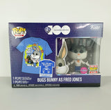 2023 Funko Pop Tees WB 100 3.75" Flocked Bugs Bunny as Fred Jones Figure with Tee (XL)