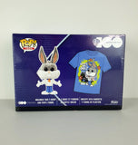 2023 Funko Pop Tees WB 100 3.75" Flocked Bugs Bunny as Fred Jones Figure with Tee (XL)