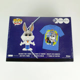 2023 Funko Pop Tees WB 100 3.75" Flocked Bugs Bunny as Fred Jones Figure with Tee (L)