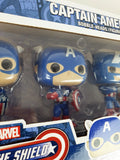 2021 Funko Pop Marvel 3.75" Captain America Through The Ages 5 Pack Figures - Amazon Exclusive