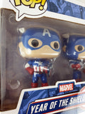 2021 Funko Pop Marvel 3.75" Captain America Through The Ages 5 Pack Figures - Amazon Exclusive