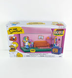 2024 Jakks Pacific The Simpsons Living Room Diorama Playset with 2.5" Homer Action Figure