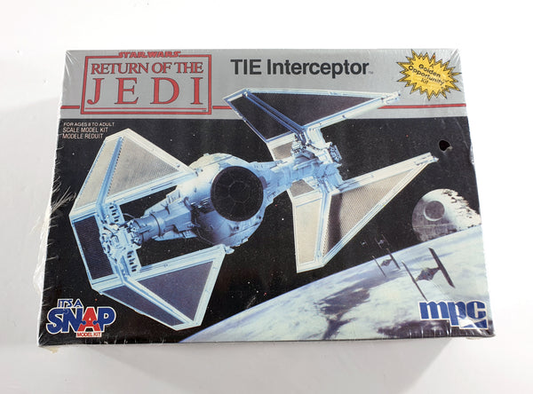 1983 MPC Star Wars Return of the Jedi 6 inch TIE Interceptor Model Kit