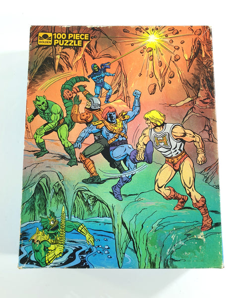 1984 Golden Masters of the Universe 108 Pieces Puzzle
