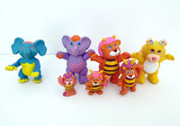 1985 Hasbro Disney 2-4 inch The Wuzzles & Remco Firffels 4 inch Elephonkey Figurines