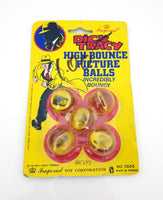 1990 Imperial Disney Dick Tracy Bouncing Balls with Comic Strip Prints