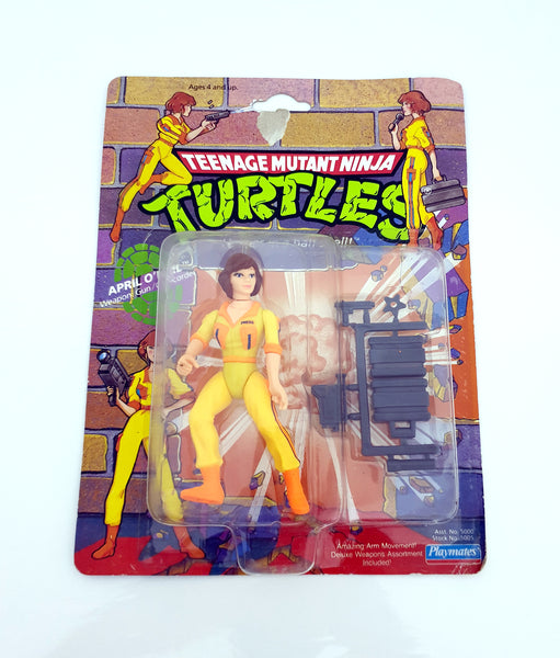 1990 Playmates TMNT 4.5 inch April O'Neil Action Figure