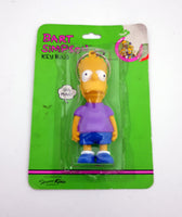 1990 Street Kids Corporation The Simpsons 3 inch Bart Simpsons Key Ring - Purple Shirt