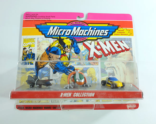 1993 Galoob Micro Machines X-Men 3 Vehicles Set