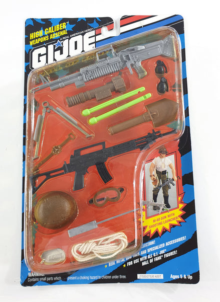 1993 Hasbro G.I. Joe Weapons Arsenal 11-12 inch Scale Weapons & Accessories