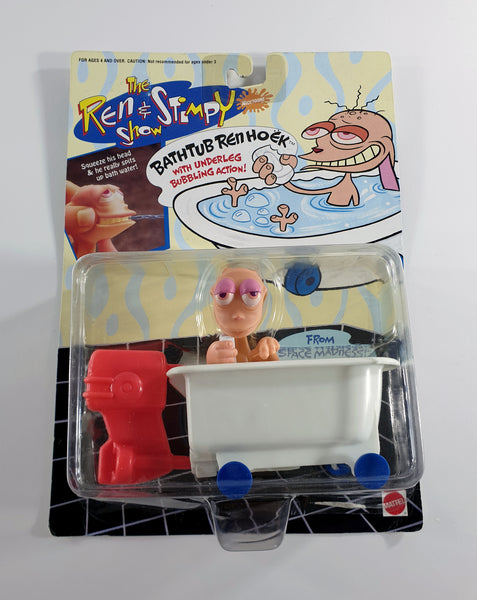 1993 Mattel Ren & Stimpy 4.5 inch Ren in Bathtub Action Figure