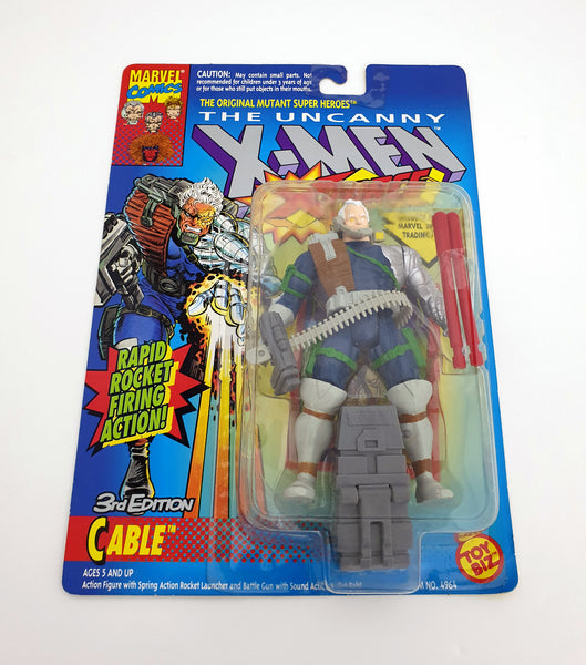 1993 Toy Biz Marvel X-Men 5 inch Cable 3rd Edition Action Figure