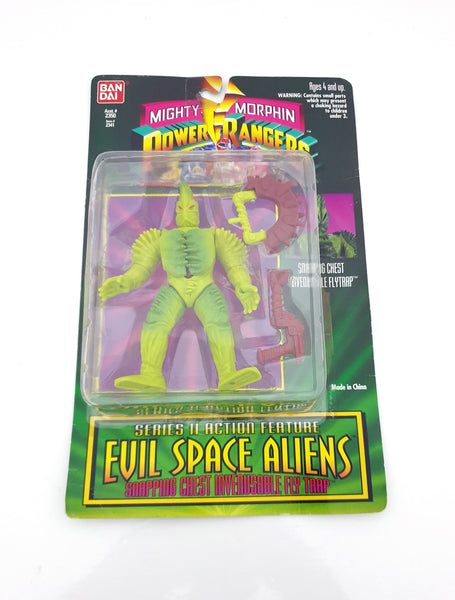 1994 Bandai Mighty Morphin Power Rangers Evil Space Aliens 5 inch Snapping Chest Invenusable Fly Trap Action Figure
