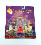 1994 Mattel Disney Aladdin 4.75 inch Princess Jasmine Action Figure with Iago
