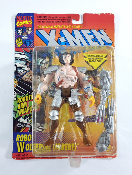 1994 Toy Biz Marvel X-Men 5.5 inch Robot Wolverine (Albert) 6th Edition Action Figure