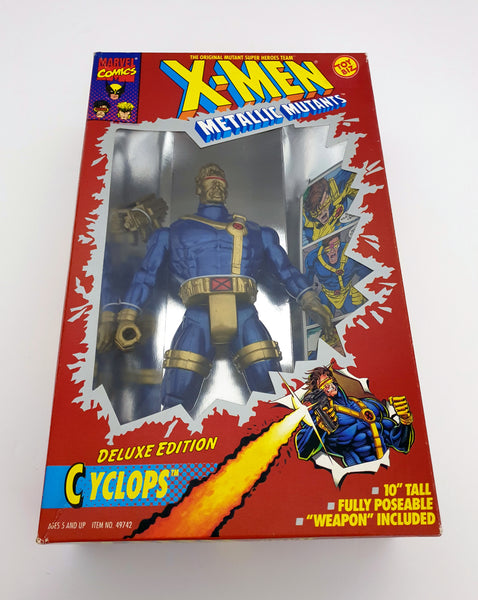 1994 Toy Biz Marvel X-Men Metallic Mutants 10 inch Cyclops Action Figure