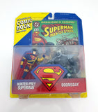 1995 Kenner DC Superman Man of Steel 5 inch Hunter-Prey Superman & Doomsday Action Figures