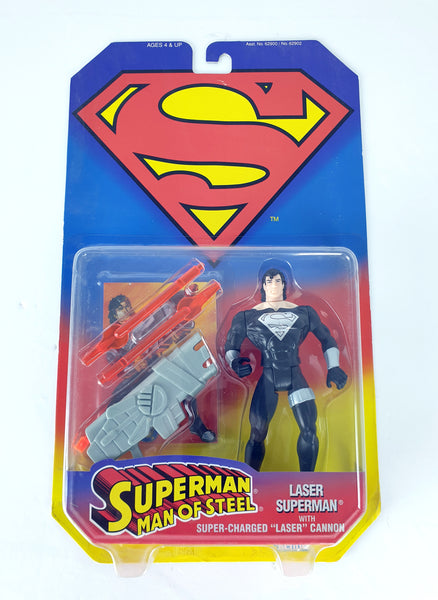 1995 Kenner DC Superman Man of Steel 5 inch Laser Superman Action Figure