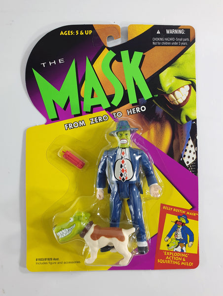 1995 Kenner The Mask 5.5 inch Mask & 2.5 inch Milo Action Figures