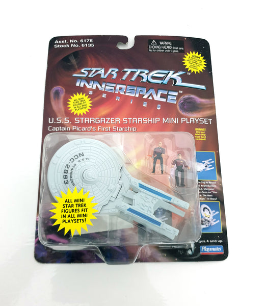 1995 Playmates Star Trek Innerspace U.S.S. Stargazer Starship Playset