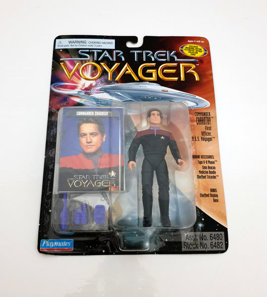 1995 Playmates Star Trek Voyager 5 inch Commander Chakotay Action Figure