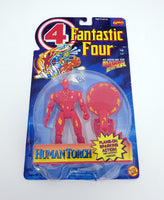 1995 Toy Biz Marvel Fantastic Four 5 inch Human Torch Action Figure