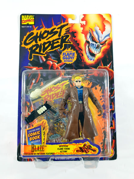 1995 Toy Biz Marvel Ghost Rider 5 inch Johnny Blaze Action Figure