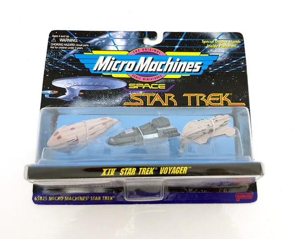 1996 Galoob Micro Machines Star Trek Voyager Miniature Spaceship Models