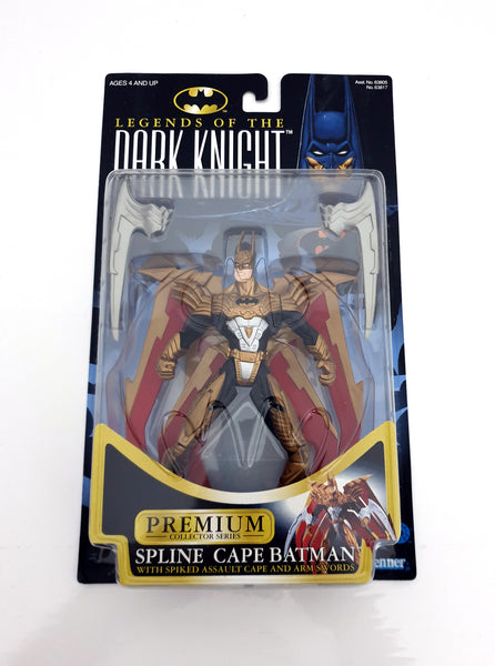 1996 Kenner DC Legends of The Dark Knight 6 inch Spline Cape Batman Action Figure