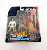 1996 Kenner Star Wars 3.75 inch Luke Skywalker Action Figure with 6 inch Desert Sport Skiff