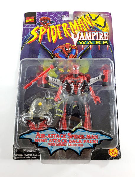 1996 Toy Biz Marvel Spider-Man Vampire Wars 5 inch Air-Attack Spider-Man Action Figure