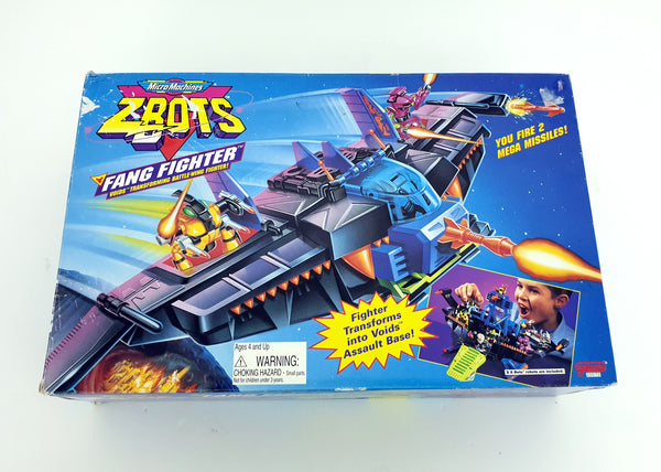 1997 Galoob Micro Machines Zbots 17 inch Fang Fighter Playset