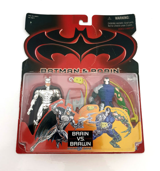 1997 Kenner DC Batman & Robin 5 inch Batman and Bane Action Figures