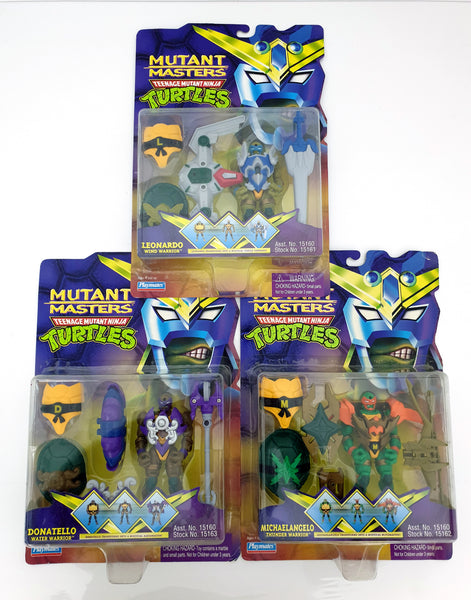 1997 Playmates TMNT Mutant Masters 5 inch Warrior Action Figures